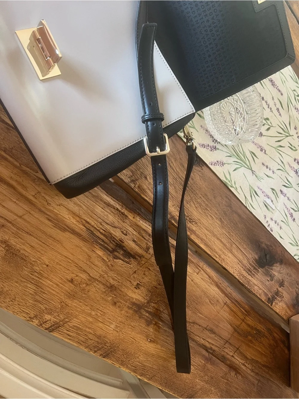 kate spade Cream, Navy and Gray Top-Handle Satchel